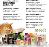 Natvoer voor katten Catz Finefood Purrrr Paard Monoproteïne nr. 123, voor katten met een gevoelige spijsvertering, 70% vleesgehalte, 6 dozen x 400 g