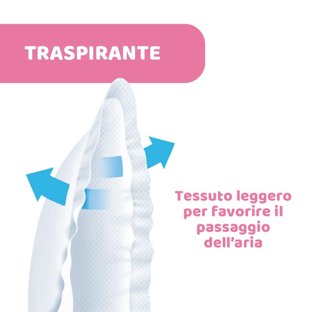 Chicco Acterielle Natural Feeling zoogcompressen, 30 stuks Voedings- en borstvoedingsaccessoires Bebe Naty Shop