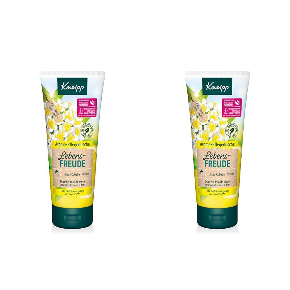 Kneipp Aroma, hydraterende douchegel, 200 ml Douche en bad Naty Shop Set 2 x 200 ml