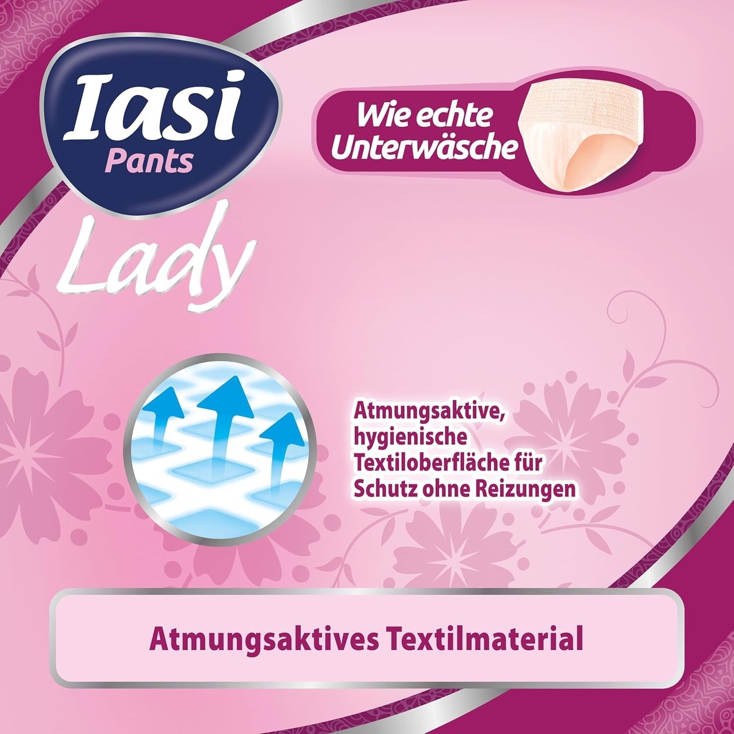 LADY Broek 48 Wegwerpbroekje voor urine-incontinentie Absorptievermogen Grote maat S voor dames 48 stuks