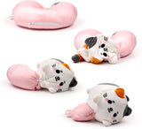 Puckator Swapseazzz Pluche Reiskussen 2 in 1 Lola La Gatta Wit Standaard Reiskussens Naty Shop
