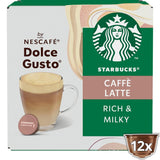 STARBUCKS Caffè Latte van Nescafé Dolce Gusto Kaffeekapseln 6 x 12 (72 Kapseln)