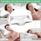 Orthopedisch kussen, nekpijnkussen, traagschuimkussen, orthopedisch nekkussen, orthopedisch slaapkussen, orthopedisch neksteunkussen, anti-snurkkussenonderdelen Cervicale orthopedische kussens Naty Shop