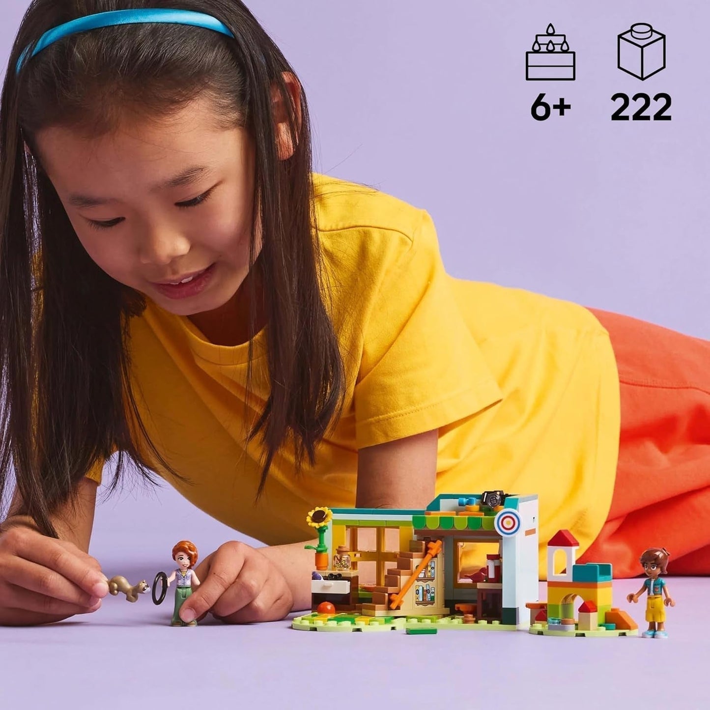 LEGO Friends Herfstkamer Bouw- en speelset voor creatief rollenspel, set voor meisjes vanaf 6 jaar met 2 minifiguren en een fretfiguur, educatief speelgoed 42646 Bouwsets Besuche den LEGO-Store