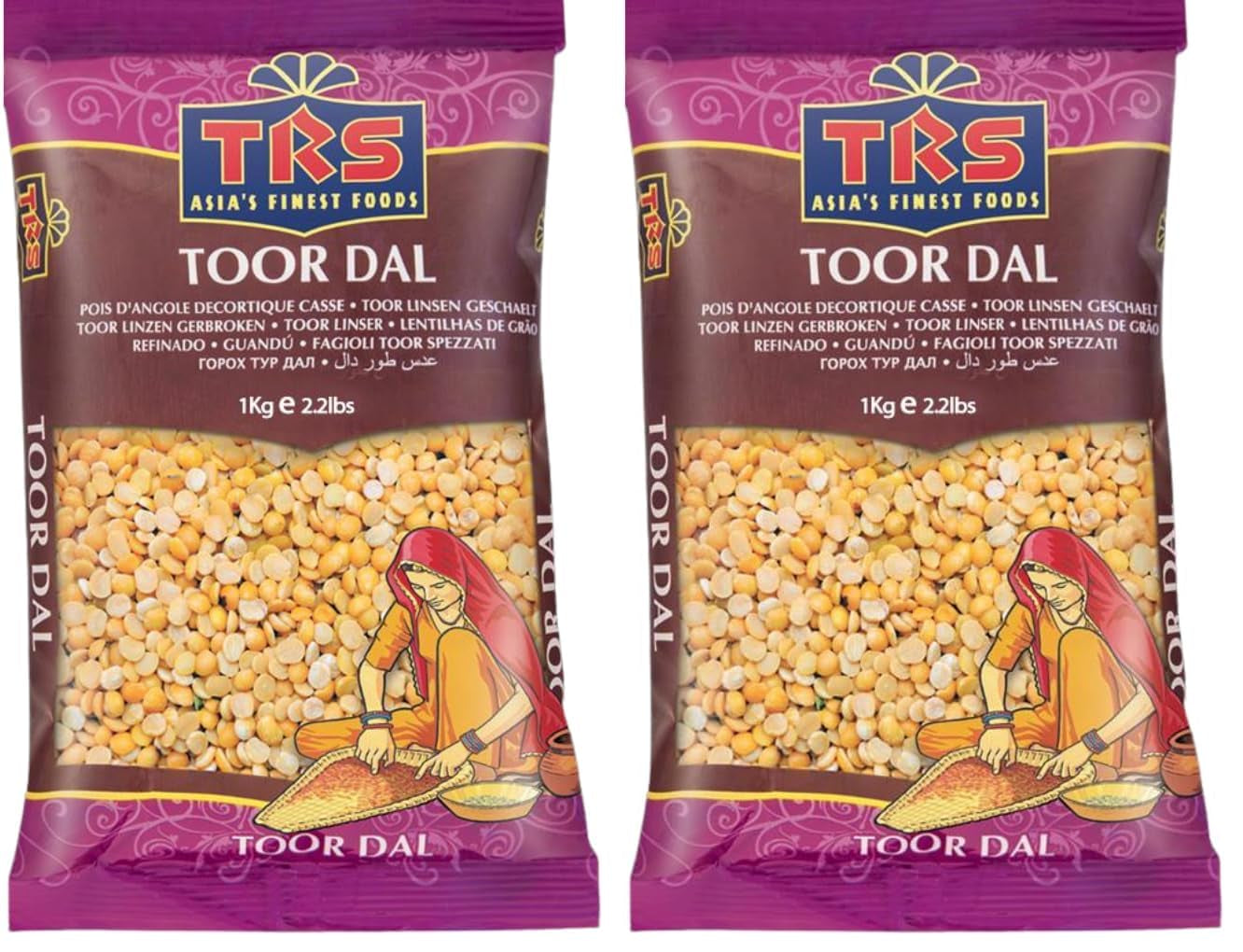 TRS - Toor Dall (natuurlijk) - (1 X 1 KG)