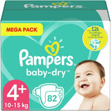 Luiers Pampers 81657566 Baby-Dry broek, wit
