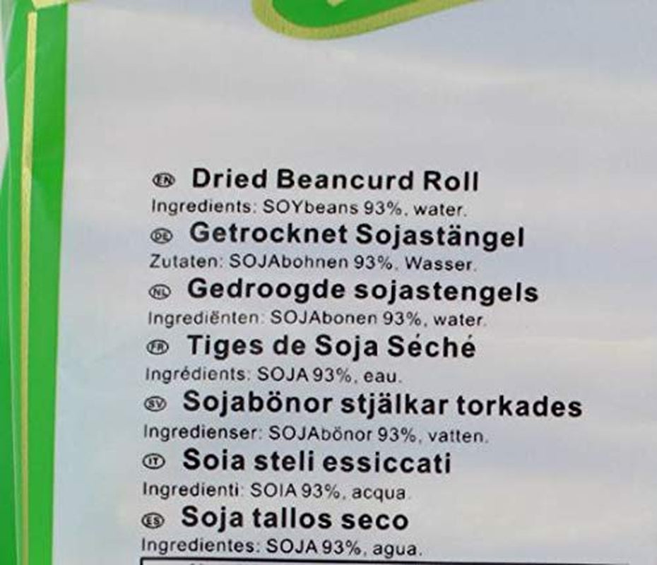 - Droge sojabonenrol (1 x 300 g)