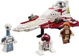 LEGO Star Wars Jedi Starfighter Obi-Wan Kenobi, bouwbaar speelgoed met Taun We, Droid-figuur en lichtzwaard, Attack of the Clones Set 75333 Bouwsets Besuche in LEGO-Store