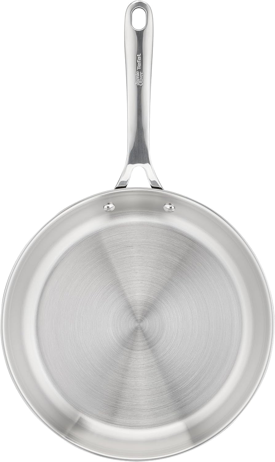 Jamie Oliver by Tefal Cook Slimme koekenpan 28Cm, Ongecoat roestvrij staal, Geschikt voor inductie Potten en pannen Naty Shop