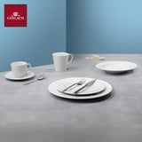 Gerlach 1760 servies - 18-delig - Servies voor 6 personen - Bordenset - Modern porselein, wit