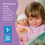 Baby Born Rosie zachte pop 30 cm met 6 geluiden en fles, roze