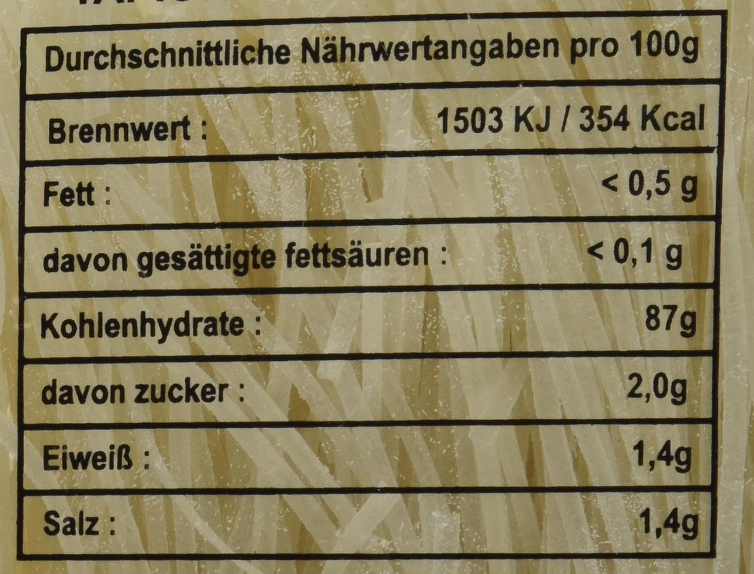 Rijstnoedels met tapioca 2,5 mm (Huû tieáu nam vang) (1 x 400 g)
