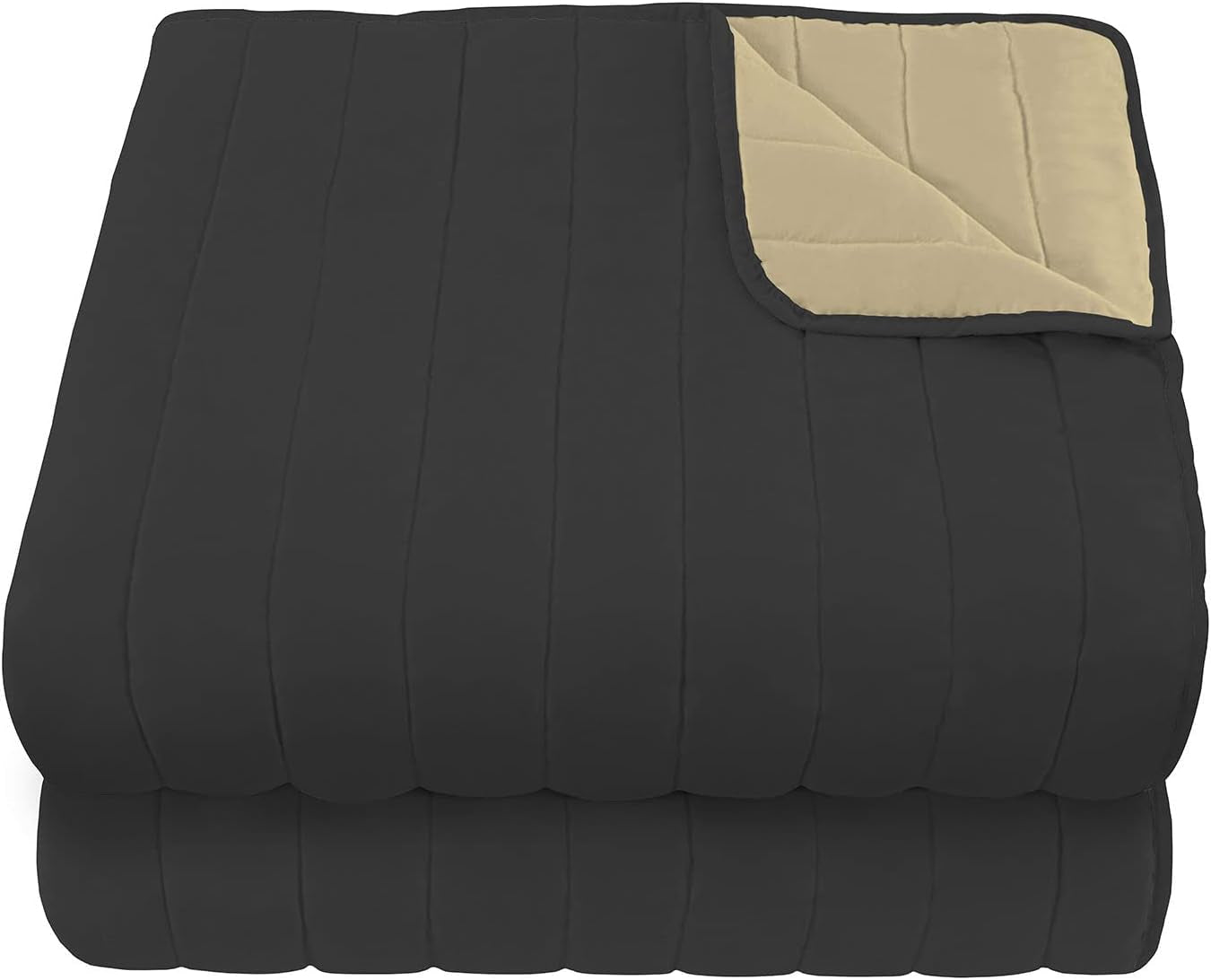 Italiaans beddengoed Estivo tweepersoonsbed, microvezel, kastanje/grijs, 260 X 270 Cm Dekbedden en dekbedden Naty Shop
