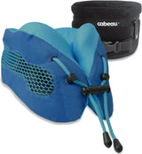 Cabeau Cool reiskussen voor lange afstanden – Evolution Cool – traagschuim met ventilatieopeningen – compact met draagtas (rood)