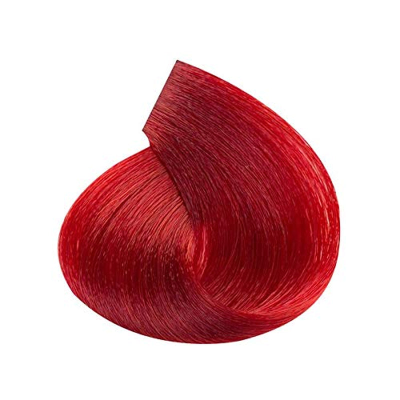 Permanente haarkleurcrème met lijnzaad en aloë vera 100ml (- 7,0 Blond) Naty Shop Superbooster haarverf (Rood 100 Ml (1 pakje)