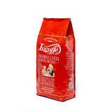 Lucaffé - Kaffeebohnen Mamma Lucia, 1 kg | Kaffee aus ganzen Bohnen für cremigen Espresso | Helle Röstung | intensiever en cremiger Gesmack