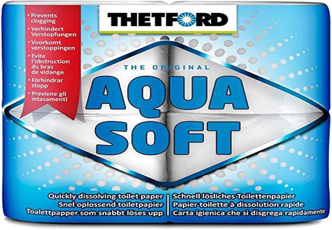 Aqua Soft toiletpapier 4 rollen