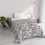 Fantasie Italiaans beddengoed Microvezel Zomer 1,5 bedden Murrine Quilts & Quilts Naty Shop Abstract Circles 1 Posto E Mezzo