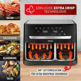 Tefal Dual Easy Fry Heteluchtfriteuse met twee kamers, inhoud 5,2/3,1 liter, twee onafhankelijke laden, 7 programma's Huishoudelijke apparaten Naty Shop