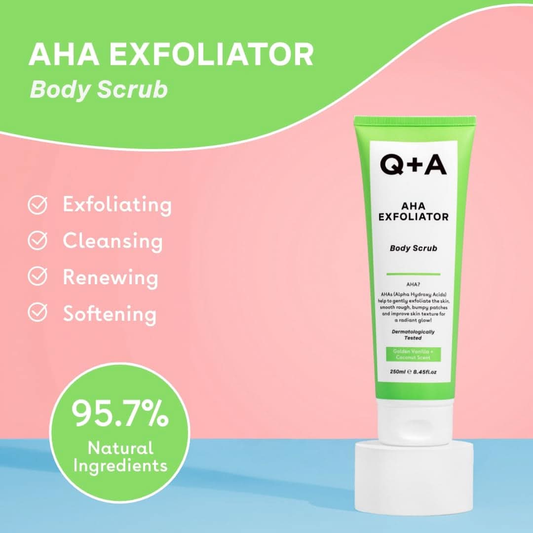AHA peeling bodyscrub, 250 ml Cosmetica en schoonheid Naty Shop