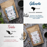 ORIGEENS Bio Kaffeebohnen Probierset 1kg | Premium Bio Arabica Kaffee Ganze Bohnen Set 4x250g | Traditionele Röstung | Kaffee Geschenkset