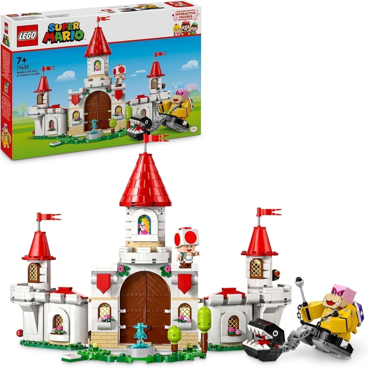 LEGO Super Mario Roy's strijd bij het Mushroom Palace Avonturenset met Nintendo-personages Cadeau voor meisjes, jongens en gamers, 7 jaar oud 71435 Bouwsets Bekijk de LEGO-Store standaardtitel