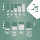 ZWILLING FRESH & SAVE CUBE Box, maat 2M, modulaire en stapelbare opbergdoos, hermetische en leegbare opslag, vaatwasmachinebestendig, transparante voedselbewaardozen Naty Shop