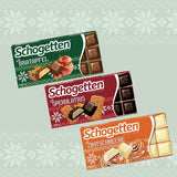 Schogenten Wintereditie met rijpe appels I Chocoladereep 100g I met melkchocolade en in handige losse stukjes