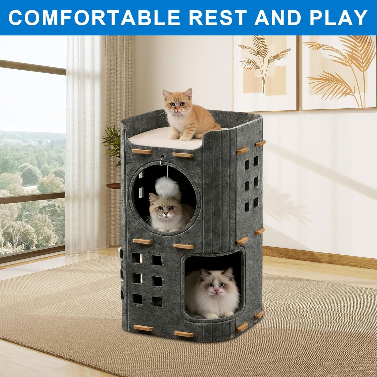 Dekens en meubels, Huisdieren, Grotten & Huizen, Katten, Kattenbedden, Katten - bedden, matrassen