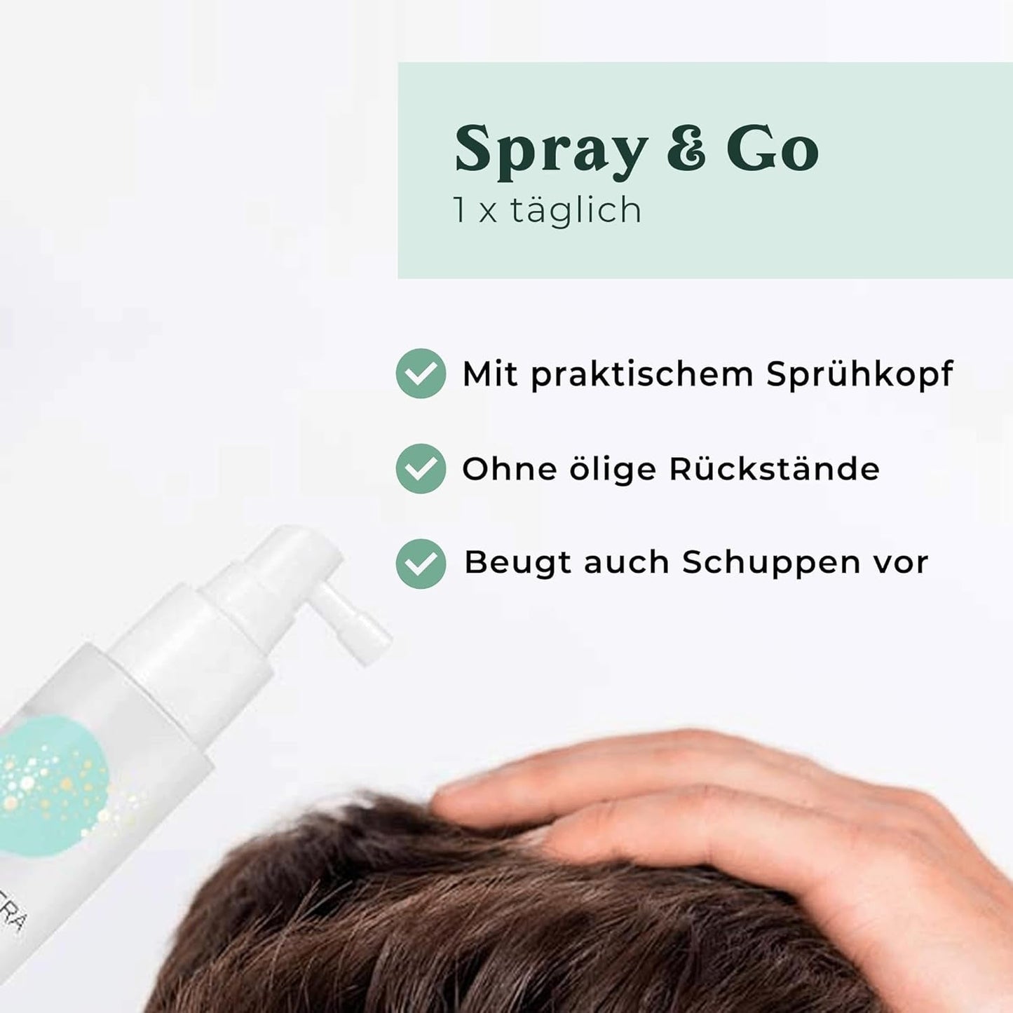 Rozemarijnolie haartonic spray 100 ml - Rozemarijnoliespray versnelt op natuurlijke wijze de haargroei - Haargroeimiddel voor vrouwen en mannen - Serum tegen haaruitval - Rozemarijn haarolie van Cosphera Hair Care Naty Shop