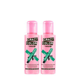 GO TOXIC UV semi-permanente haarkleuringscrème, 100 ml (1 pakje) Naty Shop Groene haarverf 100 Ml (2 pakje)