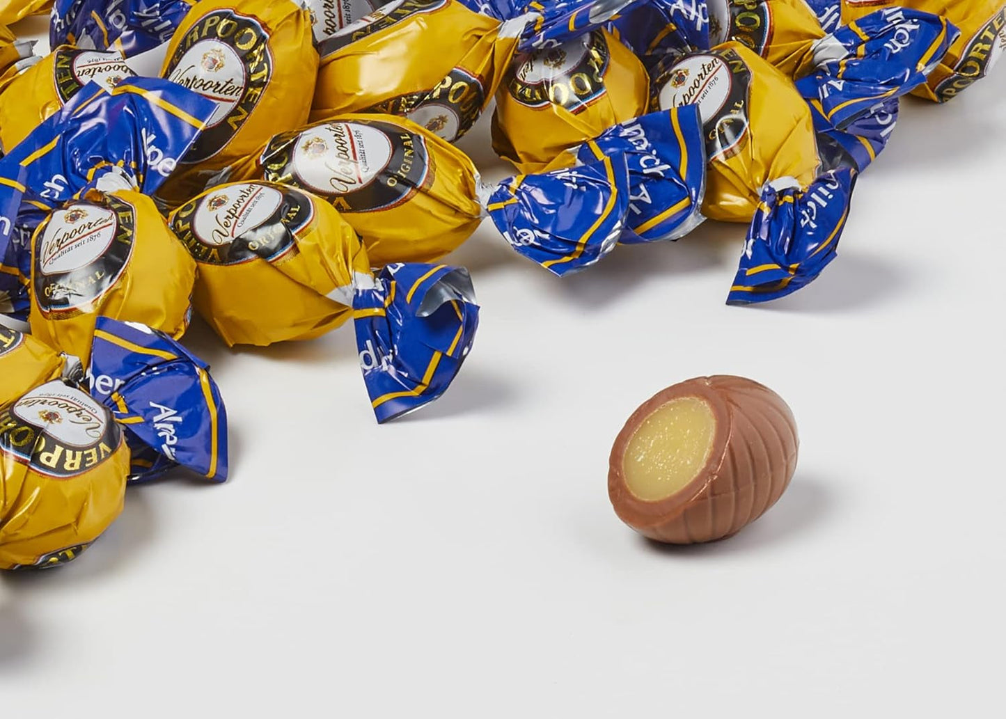 RCP Verpoorten Minis, Advocaattruffels, Alpenmelkchocolade, Vloeibare vulling, Bevat alcohol, Geweldig cadeau, 110 g (Pak van 2)