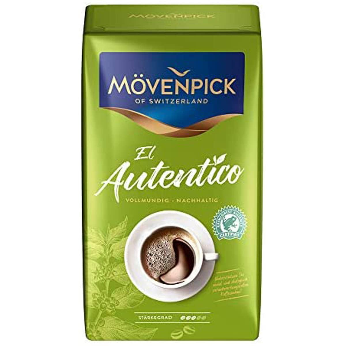 Mövenpick El Autentico koffiebonen, vol, duurzaam, 500g