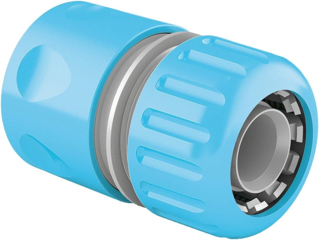 Cellfast snelkoppeling - CellPRO 1" roestvrijstalen bevestigingsmiddelen met continue stroom, 2 slangeindaansluitingen, ABS-kunststof, 57-027, grijs