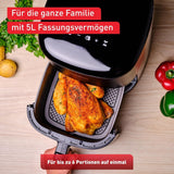 Tefal Easy Fry Max EY2458, 5 liter, Heteluchtfriteuse, 10 automatische kookprogramma's, digitaal touchscreen Apparaten Naty Shop