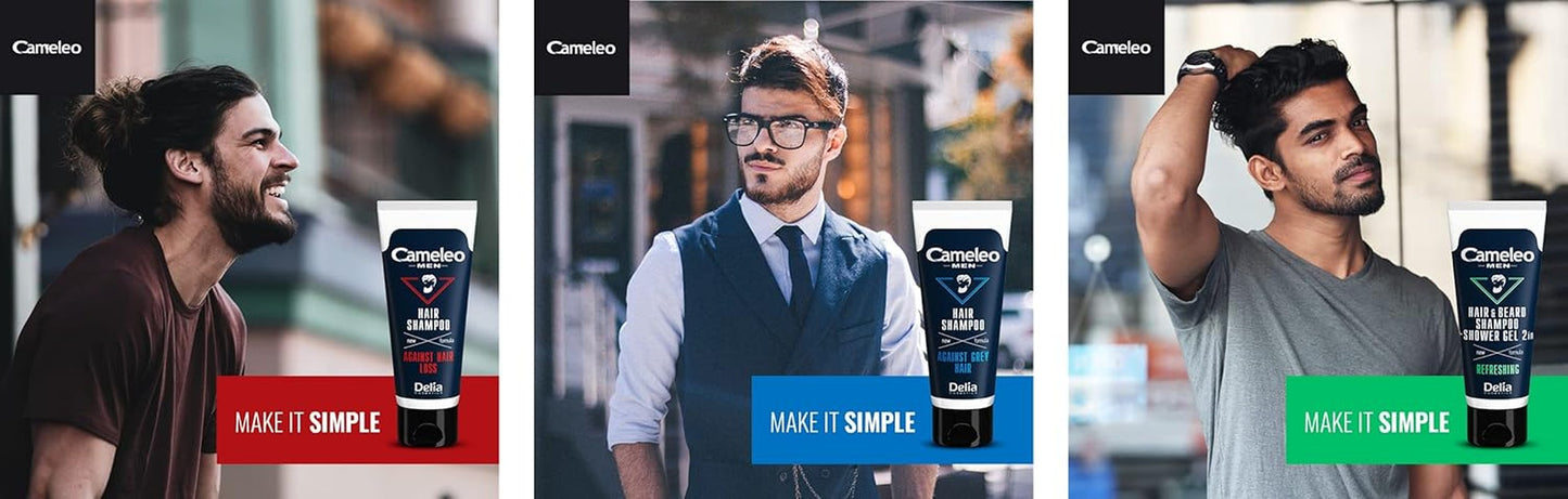 Cameleo Men - Haarwas voor mannen tegen haaruitval, 150 ml Haarverzorging Naty Shop