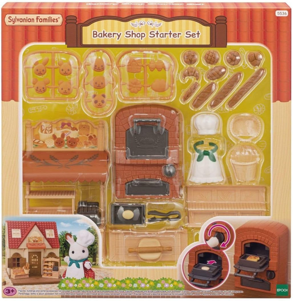 Sylvanian Families 5536 Starter House Bakery Set - Poppenhuis speelset Poppenhuizen Naty Shop Standaardtitel