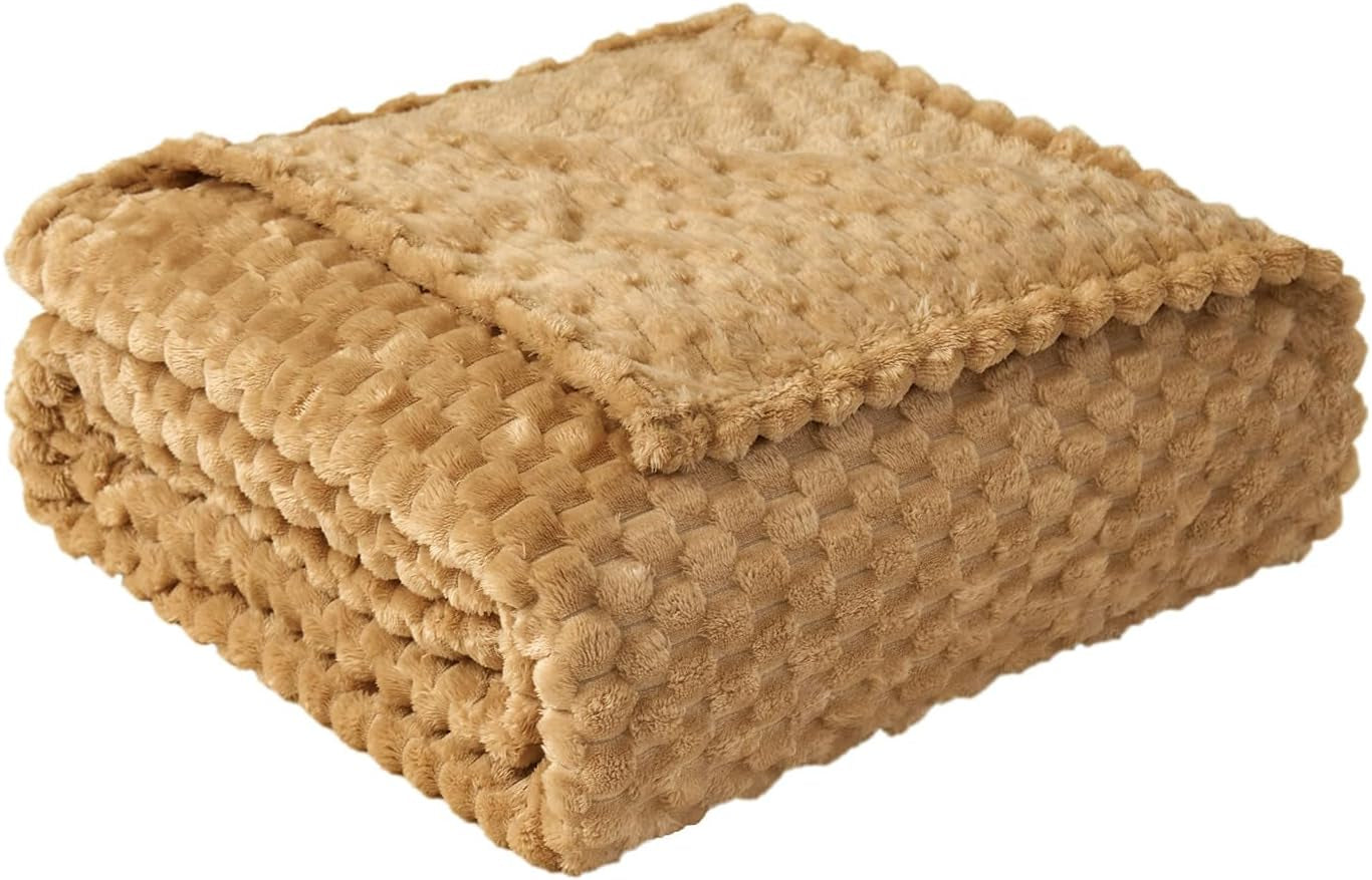 Good Nite Comfortdeken Pluizige deken 150 x 200 cm Zachte microvezel sprei Bankdeken Comfortdeken Warme fleecedeken voor slaapbank Slaapkamer Kantoor Grijs Bedden en dekens Good Nite Beige 130 x 150 cm