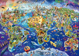 Schmidt Spiele 58288, Ontdek de wereld, puzzel 1000 stukjes Puzzel Naty Shop