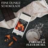 Lindt EXCELLENCE Karamel en zeezout - pure chocolade | Reep 100g | Met Karamel en Zeezout (Fleur de Sel) | Intense cacaosmaak | Donkere chocolade