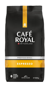 Café Royal Professional Line Espresso - Koffiebonen voor automatische espressomachines, Intense Body, Intense Roast, Sterkte 3/5, Rainforest Alliance, 1 kg