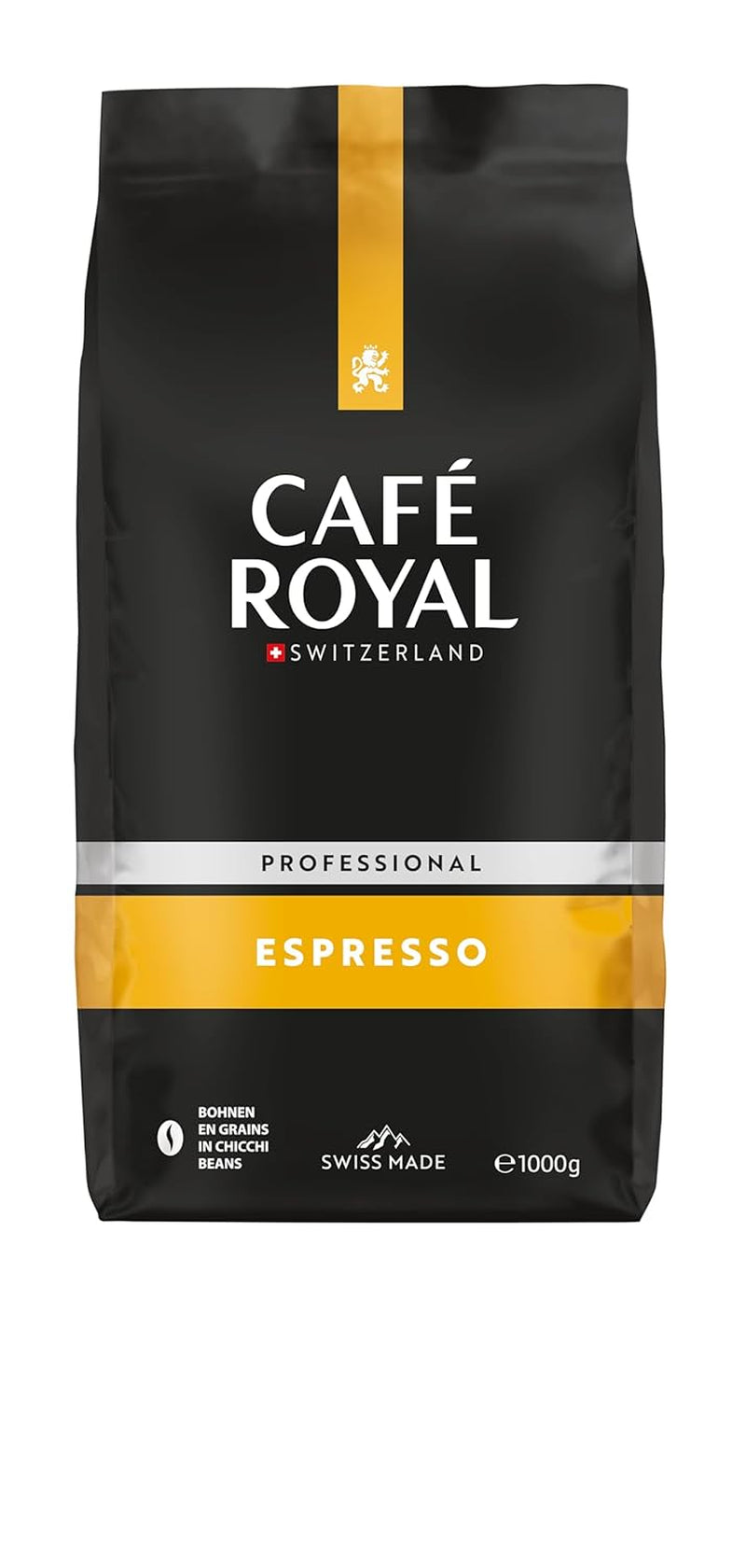 Café Royal Professional Line Espresso - Koffiebonen voor automatische espressomachines, Intense Body, Intense Roast, Sterkte 3/5, Rainforest Alliance, 1 kg