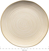 MÄSER 931512 Nottingham Vintage Series serviesset voor 4 personen, combinatieservies van 20 stuks met onregelmatige ronde vormen in retro-look, tegel, beige