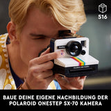 LEGO Ideas Polaroid Onestep SX-70 cameraset voor volwassenen, verzamelobject met authentieke details, creatieve activiteit, fotografiecadeaus voor vrouwen, mannen, hem, haar en tieners 21345 Bouwsets Besuche in LEGO-Store