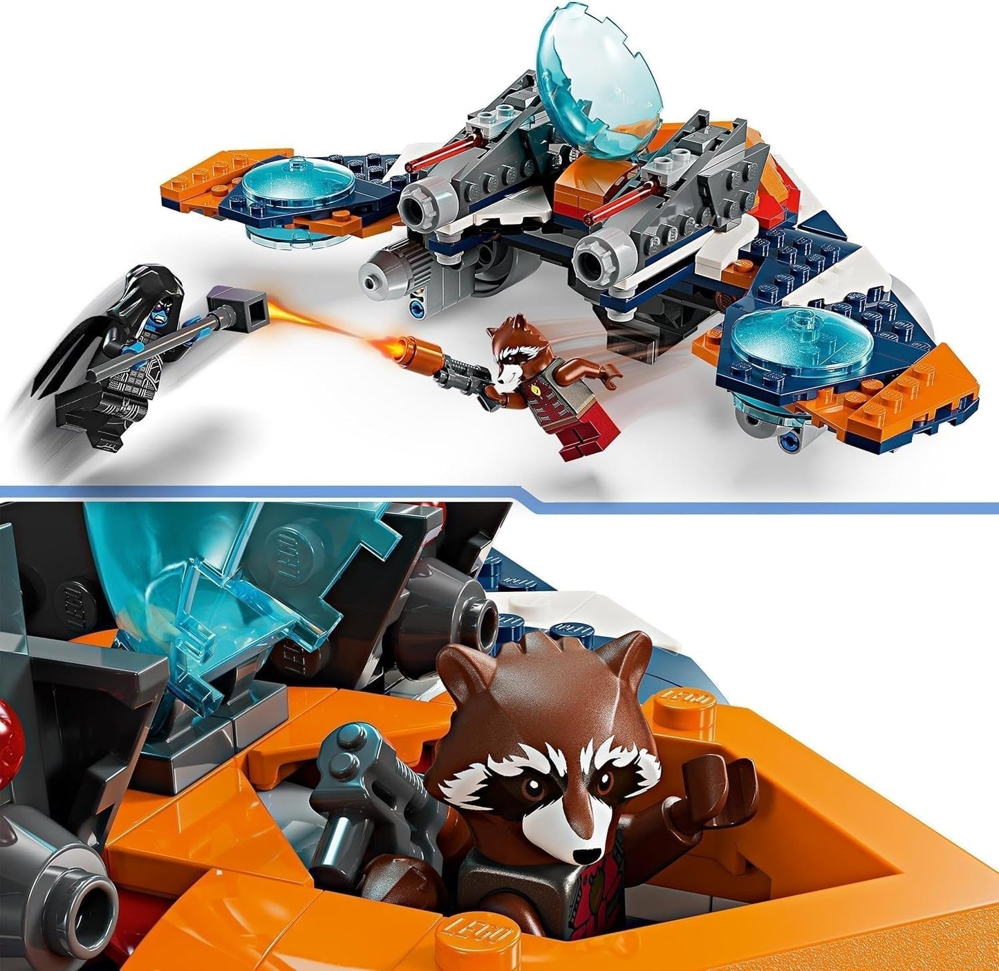 LEGO Marvel Rockets Ruimteschip Vs. Ronan bouwbare ruimteschipset Guardians of the Galaxy superheldenfiguur speelgoedcadeau voor jongens en meisjes vanaf 8 jaar 76278 Bouwsets Bekijk in LEGO-Store