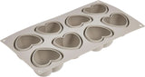 Silikomart, vorm voor Tartufo-siliconencakes, 8 enkele poorten, Ø 62 H 52 mm Keuken Naty Shop Mini Hearts