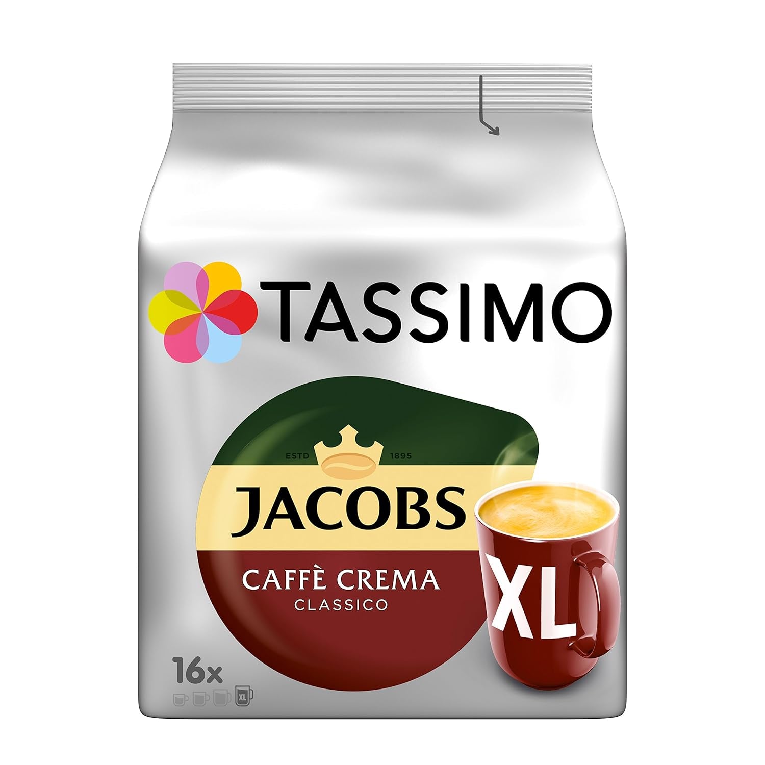 Tassimo Kapseln Probierbox, Vielfaltspaket, 64 Pads, 5 Sorteren