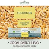 Biologische spaghettipasta nr. 5 - 500 g Khorasan-tarwe – Oude tarwe, rijk aan eiwitten, 100% Italiaans geteeld – Veelzijdig in de keuken en rijk aan voedingsstoffen