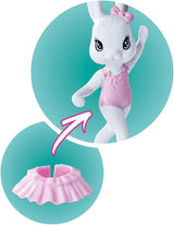 Simba 105733603 - Steffi Love Dancing Ballerina, Steffi als ballerinapop met dierenvriendje en draaibare rok, speelpop 29 cm, vanaf 3 jaar