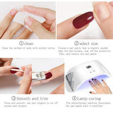 JMEOWIO Nagelfolie UV Hartend Karbon Schwarz Halloween UV Gel Nail Strips Nagelsticker Nagelaufkleber Nail Art Decoratie Nageldesign Zubehör
